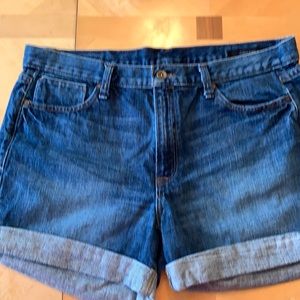 Calvin Klein Cuffed Jean Shorts- 14 (32 Waist)